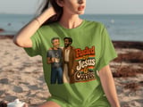Fueled by Jesus & Coffee T-Shirt | Retro Christian Faith Tee Vintage Jesus Lover Gift for Him Her Spiritual Coffee Lover Apparel thumbnail 13