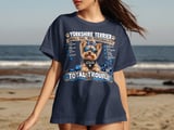 Yorkshire Terrier Total Trouble Tee thumbnail 5