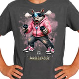VR Rhino Gamer Shirt for Boys, Funny Virtual Reality Gaming Tee, Kids Birthday Gift, Pixo League by Farron House thumbnail 14