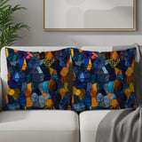 Vibrant Mosaic African Print Throw Pillow thumbnail 6