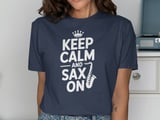 Keep Calm and Sax On T-Shirt thumbnail 9