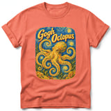Gogh Octopus ~ Comfort Colors Premium Tee thumbnail 4