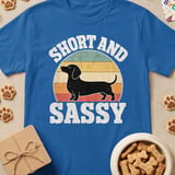 Short And Sassy Dachshund Tee thumbnail 2
