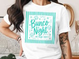 Bunco Night 'Roll. Laugh. Repeat.' T-Shirt thumbnail 4