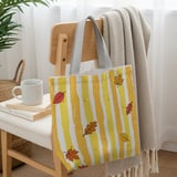 Fall Leaves Autumn Phone Case | Distressed Stripe Tote Bag | Cozy Seasonal Fall Colors | Thanksgiving Gift For Her thumbnail 3