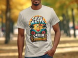 Save Water Drink Stronger Tee thumbnail 6