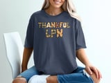 Thankful LPN Autumn Vibes Graphic Tee thumbnail 4