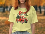 Snow Much Fun Christmas Truck Tee thumbnail 5