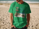 Beach Party T-Shirt, Coastal Summer Vacation Tee, Ocean Waves Design thumbnail 2