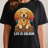 Life Is Golden Retriever Tee thumbnail 9