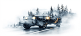 40oz Tumbler Wrap Vintage Jeep PNG, Misty Mountain Forest Adventure Digital Design, Rustic Car Graphic Sublimation Tumbler File thumbnail 13