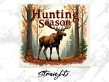 Hunting Season 20oz Tumbler Wrap, Deer Autumn Design, Fall Leaves Tumbler, Nature Lover Gift, Hunter Gift, Outdoor Adventure Wrap thumbnail 4
