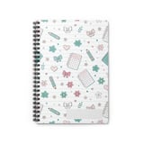 Kawaii Stationery Pattern Backpack, Aesthetic Spiral Notebook, & Accessory Pouch | Cute School Supplies for Students thumbnail 5