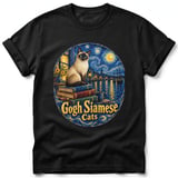 Gogh Siamese ~ Comfort Colors Premium Tee thumbnail 1
