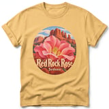 Red Rock Rose ~ Comfort Colors Premium Tee thumbnail 7