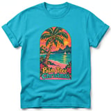 Palm Tree Christmas ~ Comfort Colors Premium Tee thumbnail 5