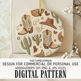 Boho Western Desert Bloom Digital Design Size Bundle Png thumbnail 3