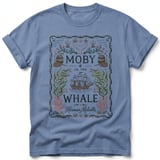 Moby Dick Embroidered Book Cover Tee thumbnail 7