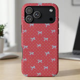 Red Ribbon Bow MagSafe® Phone Case thumbnail 3