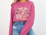 Pink Grandma Breast Cancer Tee thumbnail 6