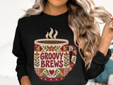 Groovy Brews Coffee Tee thumbnail 13