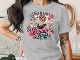 Toss It Like a Bunco Boss Graphic Tee thumbnail 1