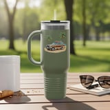 Grand Wagoneer Tumbler, The Waggy Tumbler, Beach Car Tumbler, Surfboard Car Gift, Cars Tumbler, Retro SUV Tumbler, Cool Car Tumbler thumbnail 3