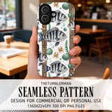 Digital Fish Pattern, Fish and Crab Design, Digital Bundle, Seafood Pattern, Beach Pattern, Ocean Animal Art, Sea Life, Digital Download thumbnail 6