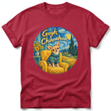 Gogh Chihuahua ~ Comfort Colors Premium Tee thumbnail 2