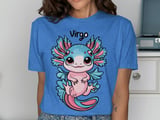 Virgo Axolotl Zodiac T-Shirt thumbnail 10