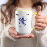 Halloween Mug, Singing Ghost, Cat Mug, Spooky Season, Cute Ghost, Music Lover Gift, Halloween Party, Unique Mug, Gift for Cat Lover thumbnail 7