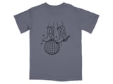 Rodeo Rhythm Disco Cowboy Boots T-Shirt thumbnail 2