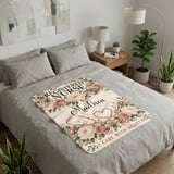 Registered Nurse Floral Blanket thumbnail 5