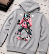 Rhino Gamer Hoodie for Boys, Kids Gaming Sweatshirt, VR Gaming Hoodie, Teen Gamer Gift, Cool Gaming Clothes thumbnail 7
