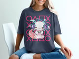 Kawaii Axolotl Gamer Graphic Tee thumbnail 4