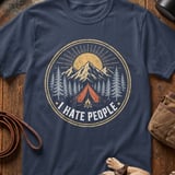 I Hate People Camping T-Shirt thumbnail 6
