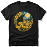 Gogh Black Cat ~ Comfort Colors Premium Tee thumbnail 1