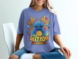 Autism Awareness Axolotl Graphic Tee thumbnail 3