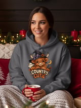 Highland Cow Halloween Sweatshirt Hoodie, Country Cutie Witch Cow Fall Tote Bag, Cute Ghost Pumpkin Autumn Graphic Spooky Season Gift thumbnail 13