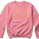 Pickleball Gildan Crewneck Sweatshirt, Pickleball Heartbeat EKG Pulse Rhythm Graphic, Court Warm Up thumbnail 8