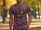 United States Marine Corps T-Shirt | USMC Veteran Emblem Tee | Patriotic Military Gift for Him | Semper Fidelis Apparel thumbnail 7