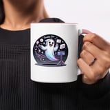 Halloween Mug, Spooktok Ghost Mug, Funny Halloween Mug, Spooky Mug, TikTok Ghost, Halloween Gift, Cute Ghost Mug, Fall Mug, Trendy Mug thumbnail 3