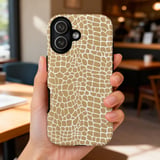 Chic Crocodile Print Tote Bag & Phone Case - Faux Alligator Texture Accessory for Fashion Lovers, Trendy Gift thumbnail 11