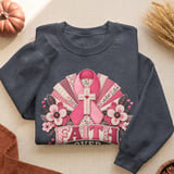 Faith Over Fear Pink Ribbon Tee thumbnail 7