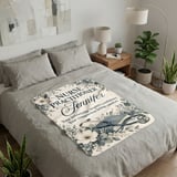 Nurse Practitioner Floral Blanket thumbnail 6