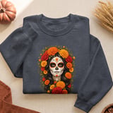 Floral Sugar Skull Catrina Tee thumbnail 10