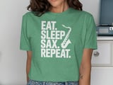Eat. Sleep. SAX. REPEAT. T-Shirt thumbnail 8