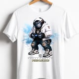 Gorilla Gamer Shirt for Toddler, Funny Virtual Reality Gaming Tee, Kids Birthday Gift, Pixo League by Farron House thumbnail 8
