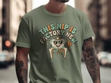 Retro Hip Replacement T-Shirt: Funny Factory New Hip Surgery Recovery Graphic Design thumbnail 5