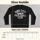 Pickleball Sport-Tek Long Sleeve Tee, Dink City Est. 1965 Pickleball Club, Sun Shield Shirt thumbnail 12